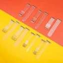 New Clear Colors Watch Straps Transparent Tpu Watch Bands For Apple Watch Whole Series 7 6 5 4 3 2 1 42 44mm Silicone Wristbands