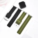 Neue bunte elastische Armbänder für Apple Watch Se 7 6 5 38 40 42 44mm Stoff I Uhren armbänder Nylon Uhren schleifen Mode