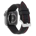 Neu Militär Silikon Armbänder für Apple Watch Sport atmungsaktiv Gummi I Uhren armband 7 6 5 4 3 2 1 42 44mm Gummi armband