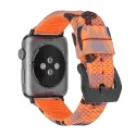 New Military Silicone Wristbands For Apple Watch With Diamond Shape Buckles Rubber Watch Band For I Watch 7 6 5 4 3 2 1 42 44mm
