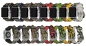 New Military Silicone Wristbands For Apple Watch Camouflage Rubber Band I Watch Bands 7 6 5 4 3 2 1 42 44mm Rubber Watch Band