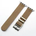 20mm 22mm Two Piece Perlon Nylon Watch Strap For Nato Apple Watch Band 38/40/42//44 Mm