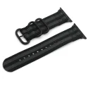 Pvd Black Single Pass Two Piece Nylon Nato Strap 38mm 42mm Apple Watch Bands For Series 1.2.3.4