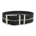 لون جديد بالجملة حزام نايلون ناتو ذو جودة Watchband 20 مللي متر أسود رمادي ساعة الأشرطة