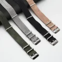 Nubuck Suede Soft Cow Leather Watch Band 16mm 18mm 20mm 22mm 24mm Premium Nato Strap