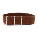 1.8mm Nato Thick Premium Quality Vintage Leather Strap 18mm 20mm 24mm Calf Luxury Military Watch Bands