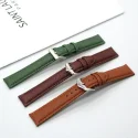 Custom Snake Skin 16mm Oem Western Handmade Genuine Leather Watch Band Strap 18mm 20mm 22mm
