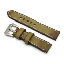 18mm 20mm 22mm Retro Vegetable-tanned Genuine Leather Watch Band Quick Release Vintage Watch Strap Thick