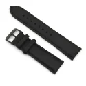 Top Quality Pvd Black Buckle Vintage Leather Watch Band 20mm 22mm Luxury Genuine Leather Watch Strap