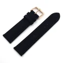 Quick Release Navy Blue Nubuck Cow Genuine Leather Watch Strap 20mm 22mm