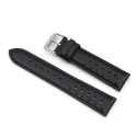 Tropical Holes 18mm 20mm 22mm Genuine Leather Rally Racing Watch Strap Band