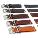 Oil Waxed Genuine Leather Watch Strap 20mm 22mm 24mm Watchband Distressed Brown Leather Watch Band