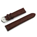 Brown Leather Wrist Band Luxury Mens Cowhide Watch Straps 22mm 24mm