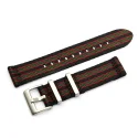 Two Piece Black Red Green Bond Nato 18mm Military Watch Strap