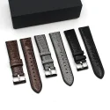 Pvd Butterfly 2 Striped Colors Rubber Watchstrap 20mm 22mm 24mm Quick Release Silicone Watch Band