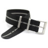 black grey twill pattern watch nato strap