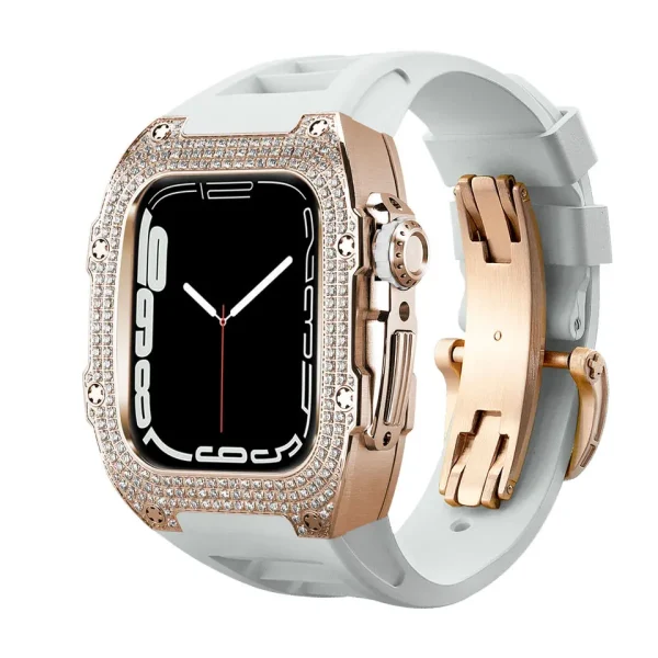 full rose gold+white