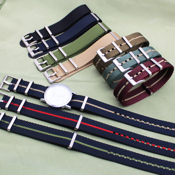 twill patterm nato watch strap