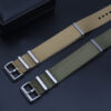 army green sharktooth nato watch strap