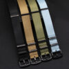 Black color seatbelt watch strap