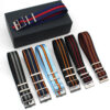 sharktooth pattern nylon watch strap